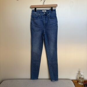 Madewell 10” high-rise skinny jeans in great condition